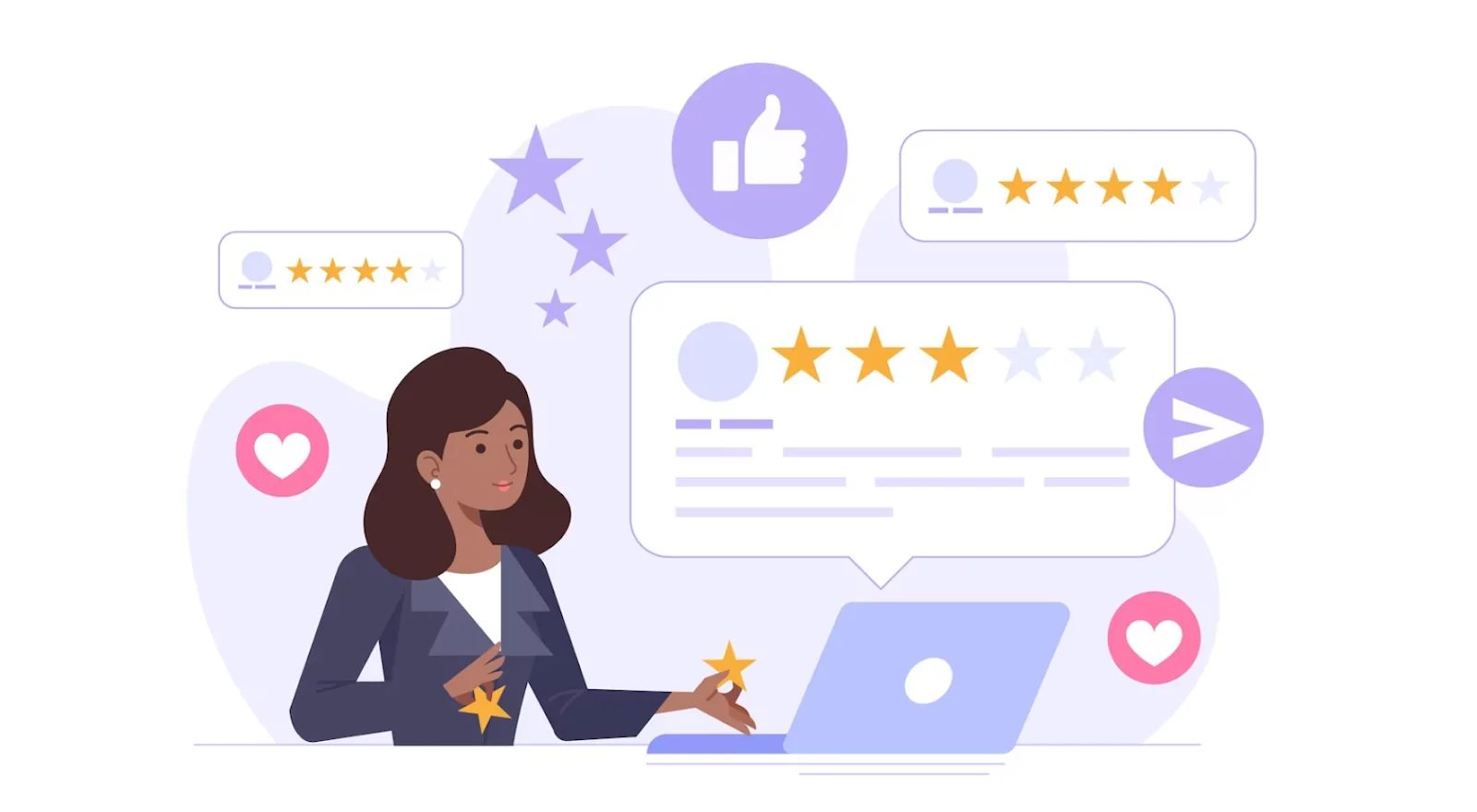 Business process documentation feedback and continuous improvement concept illustration