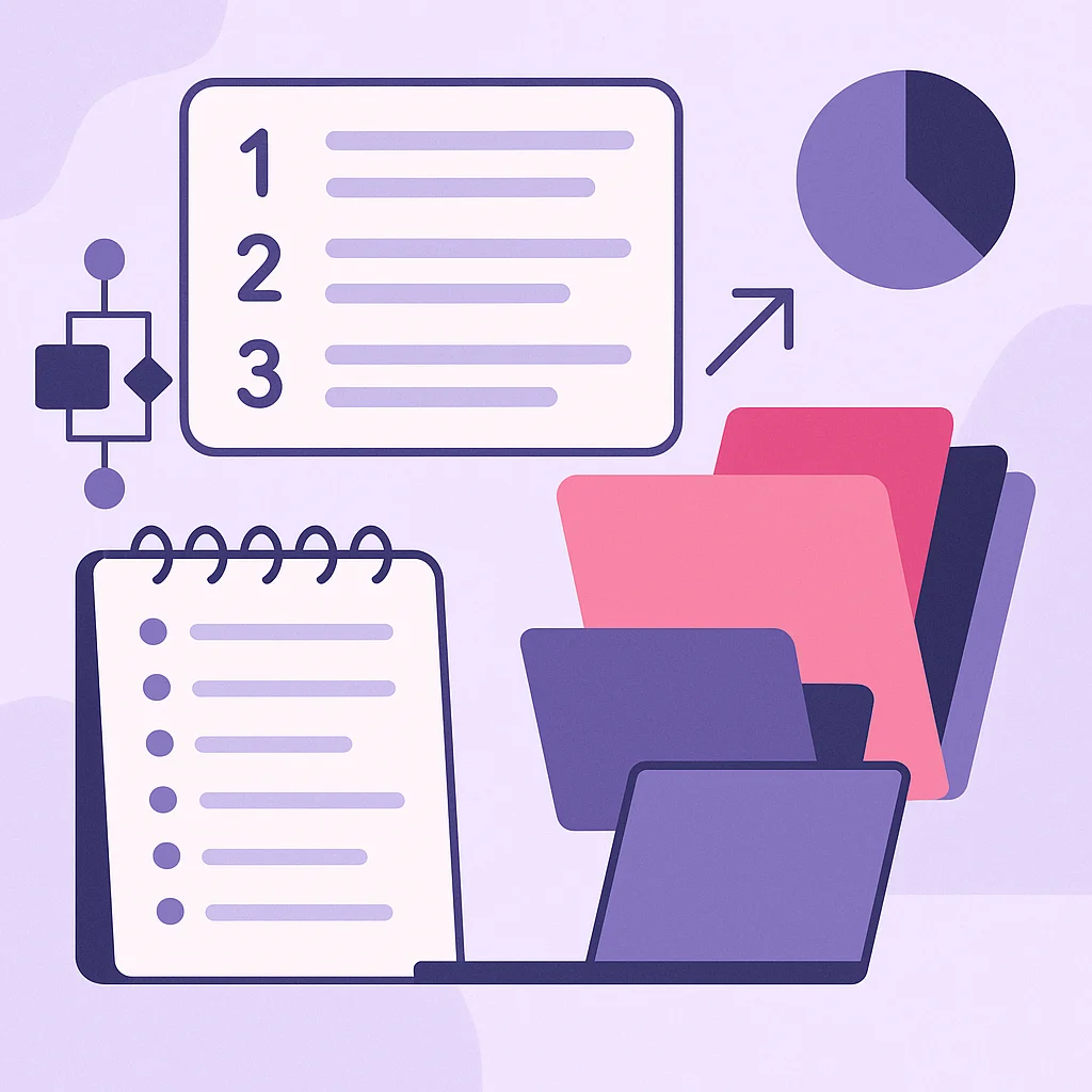 How to structure workflow data for effective process documentation