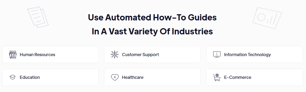 Automated step-by-step guides for multiple industries with MagicHow