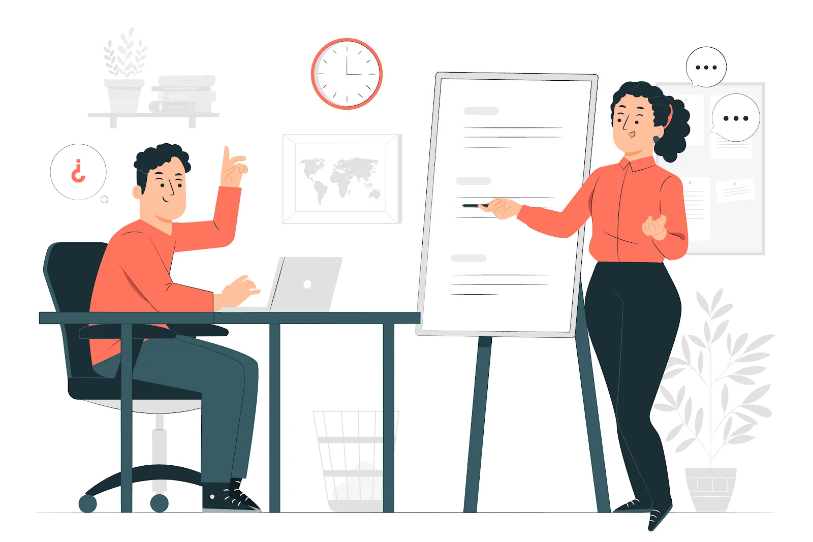 HR employee training and development session in the workplace